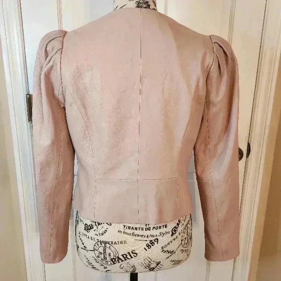 NWOT Ryegrass Chic genuine leather jacket, Sz S - Picture 4 of 11